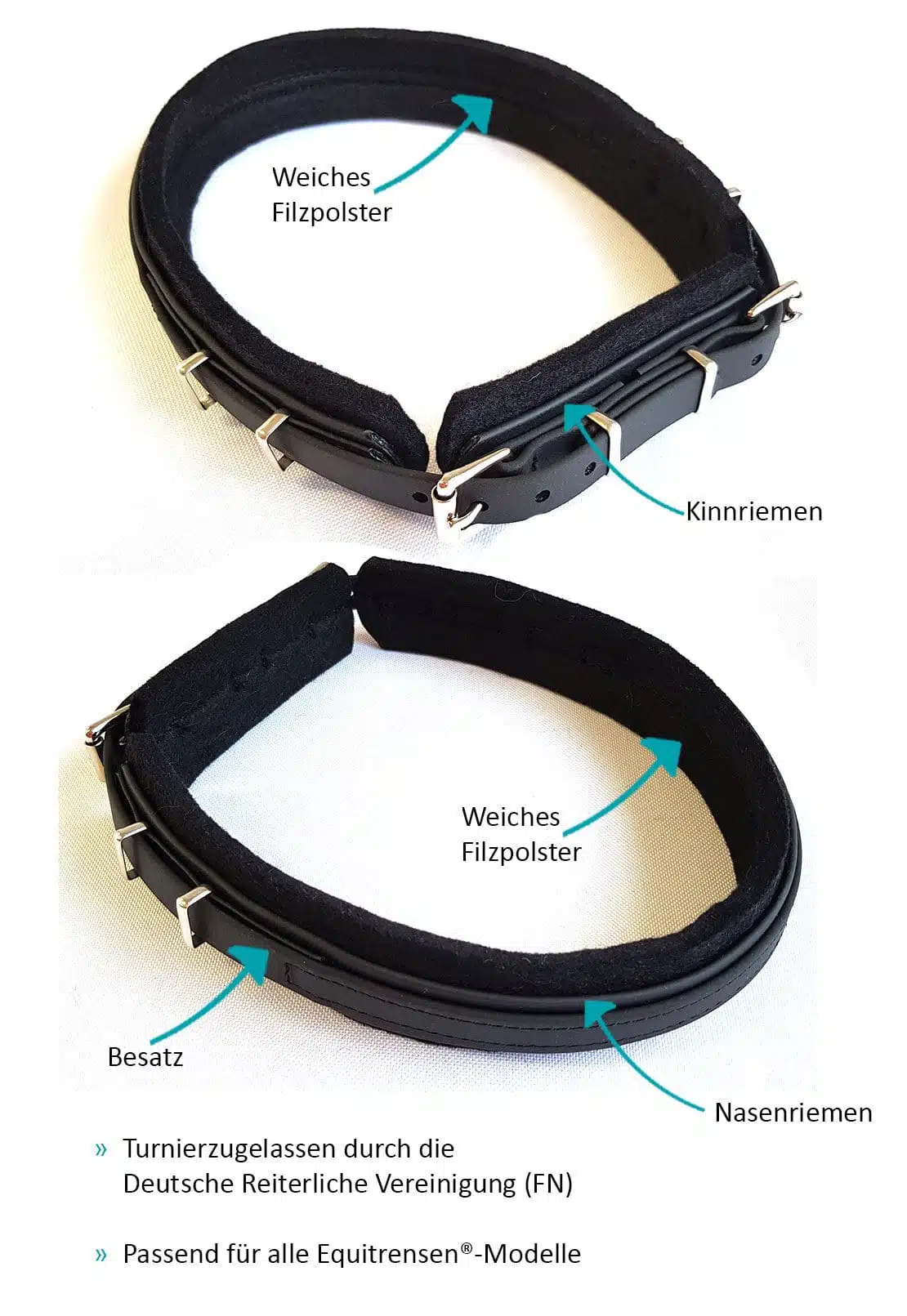 Schmaler Nasenriemen f. Equitrense®